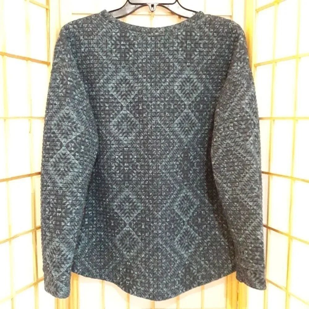 H&M Quilted Diamond Pattern Hi Low Sweater - Picture 2 of 4